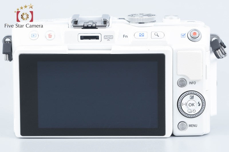 "Count 1,816" Olympus PEN Lite E-PL6 White 16.1 MP 14-42 EZ Lens