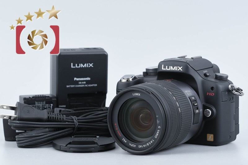 Panasonic LUMIX DMC-GH1K Black 12.1MP 14-140 Lens [Japanese Language Only]