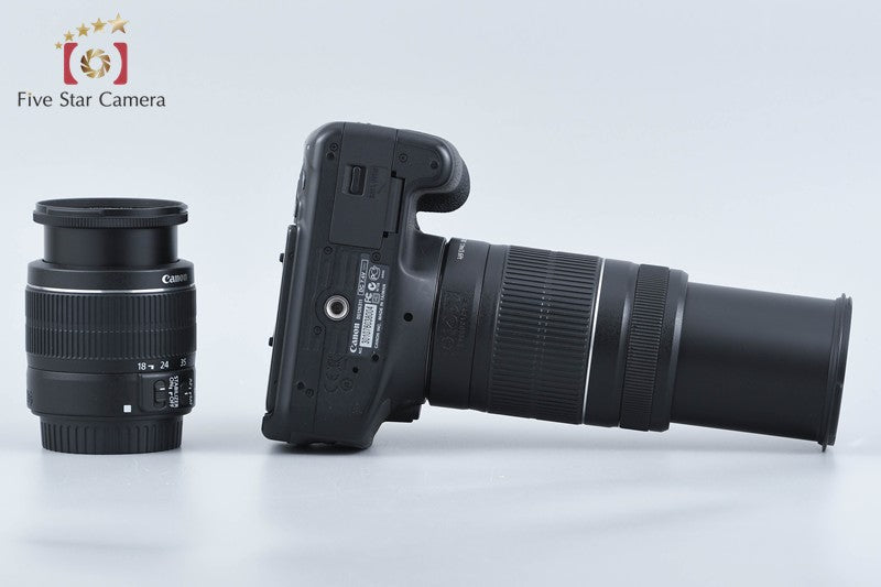 "Count 2,612" Canon EOS Kiss X5 / Rebel T3i / 600D 18.0 MP 18-55 55-250 Lenses