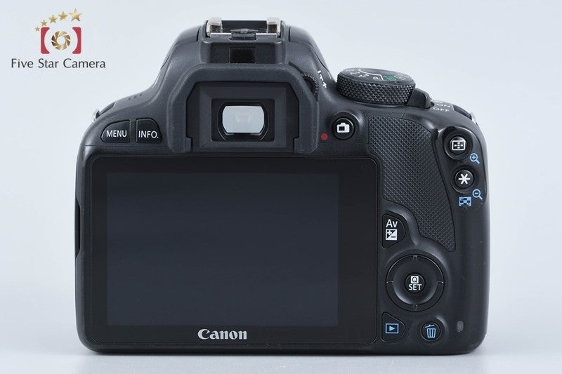 Canon EOS Kiss X7 / Rebel SL1 / 100D Black 18.0 MP 18-55 55-250 Lenses