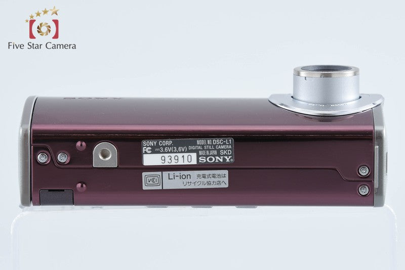 Sony Cyber-Shot DSC-L1 Wine Red 4.1 MP Digital Camera [Japanese Language Only]