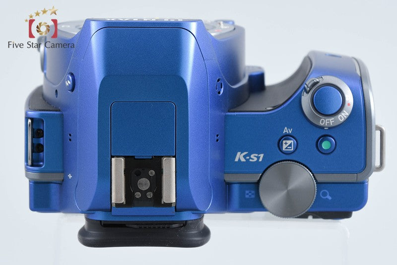 "Shutter count 553" Pentax K-S1 Blue 20.1 MP Digital SLR Camera Body