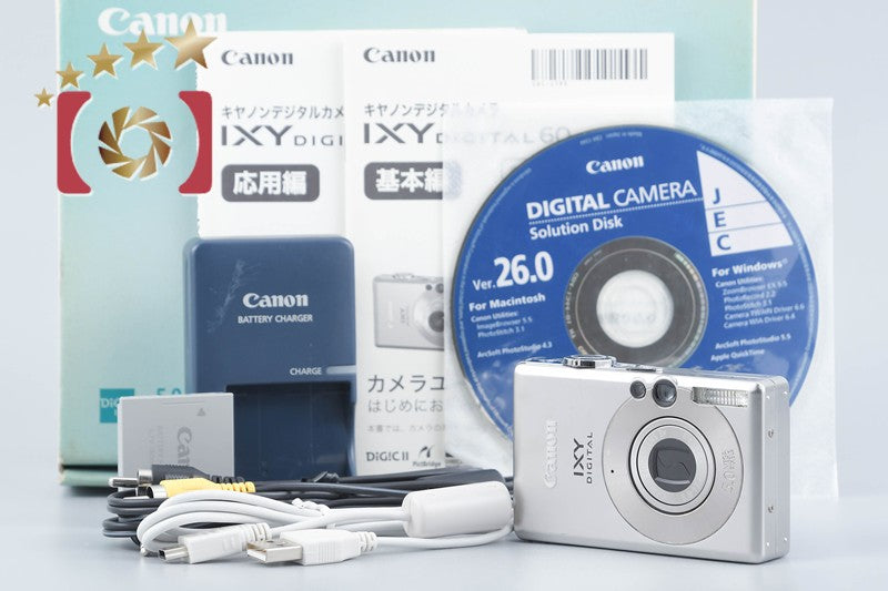 Canon IXY Digital 60 5.0 MP Digital Camera w/ Box