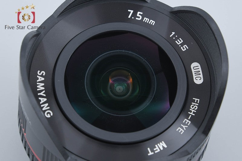 Samyang 7.5mm f/3.5 UMC FISH-EYE for Micro Four Thirds w/ Box