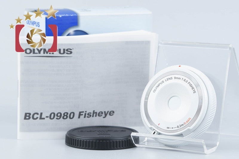 Olympus FISHEYE Body Cap Lens 9mm f/8 White BCL-0980 w/ Box