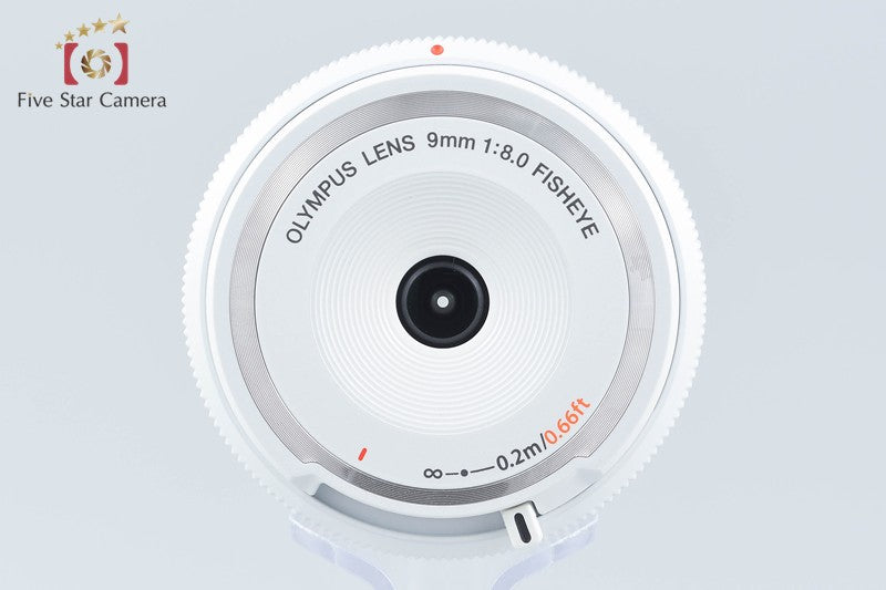 Olympus FISHEYE Body Cap Lens 9mm f/8 White BCL-0980 w/ Box
