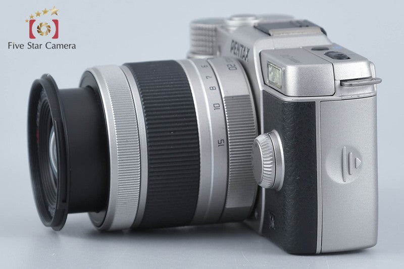 "Shutter count 1,550" PENTAX Q10 Silver 12.4 MP Digital Camera 5-15 Lens