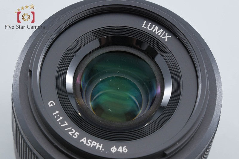 Panasonic LUMIX G 25mm f/1.7 ASPH. H-H025 Black
