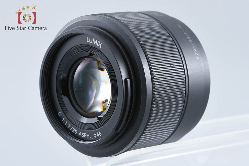 Panasonic LUMIX G 25mm f/1.7 ASPH. H-H025 Black