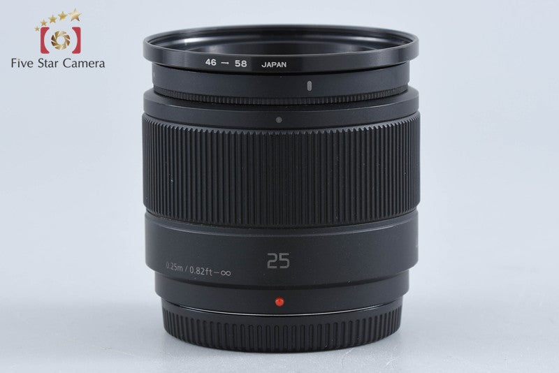Panasonic LUMIX G 25mm f/1.7 ASPH. H-H025 Black