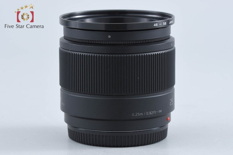Panasonic LUMIX G 25mm f/1.7 ASPH. H-H025 Black
