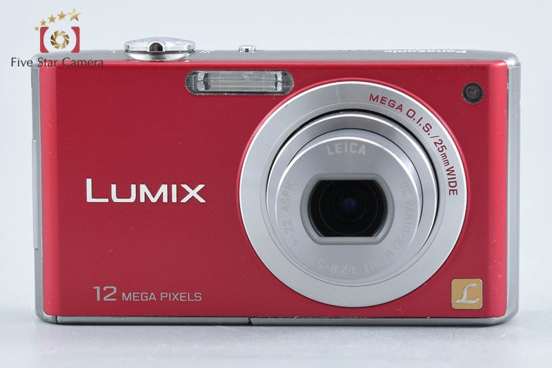 Panasonic LUMIX DMC-FX40 Red 12.1 MP Digital Camera [Japanese Language Only]