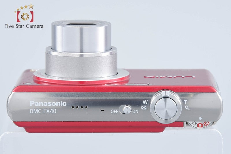 Panasonic LUMIX DMC-FX40 Red 12.1 MP Digital Camera [Japanese Language Only]
