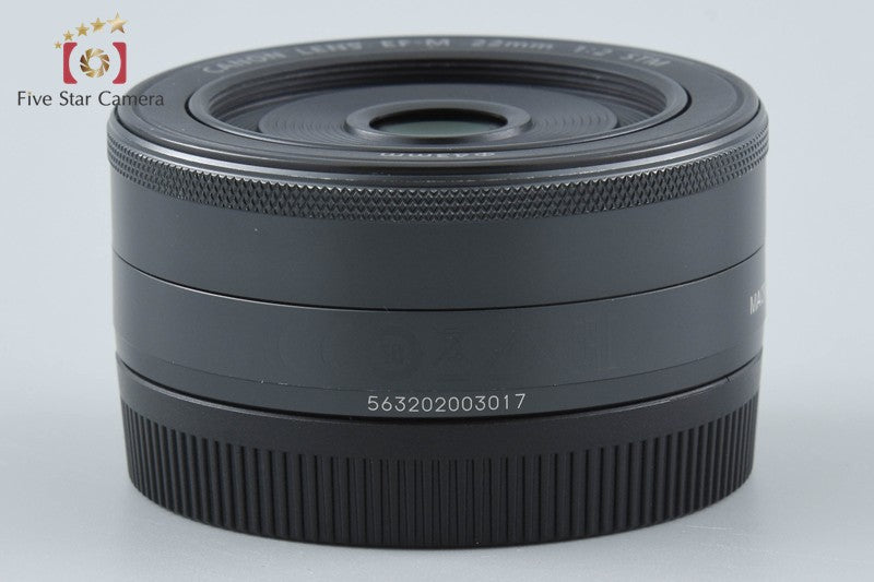 Canon EF-M 22mm f/2 STM Black