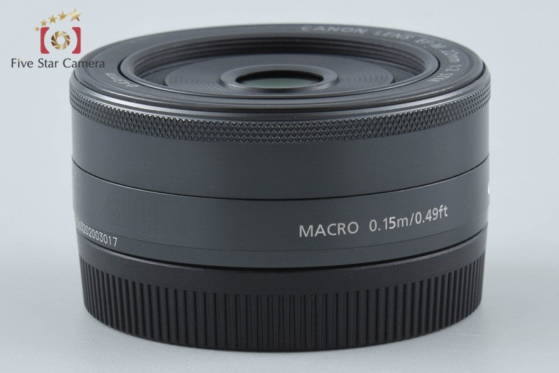Canon EF-M 22mm f/2 STM Black