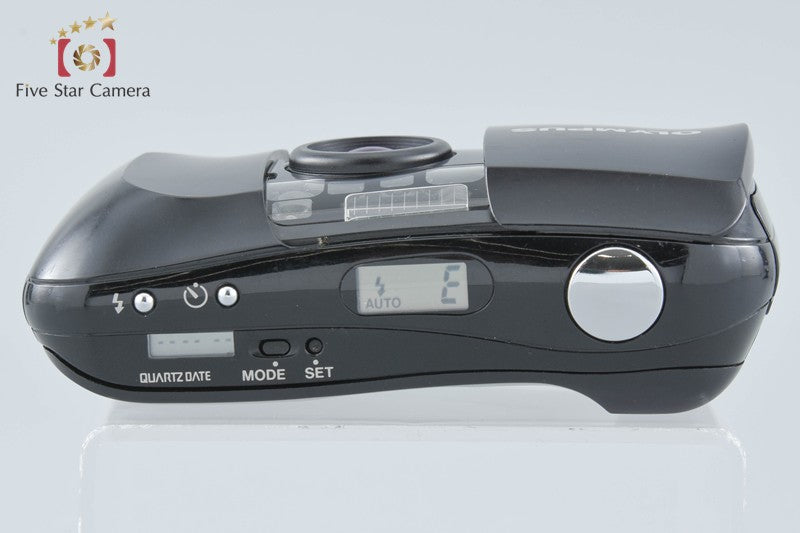 Olympus μ[mju:] Black 35mm f/3.5 Point & Shoot Film Camera