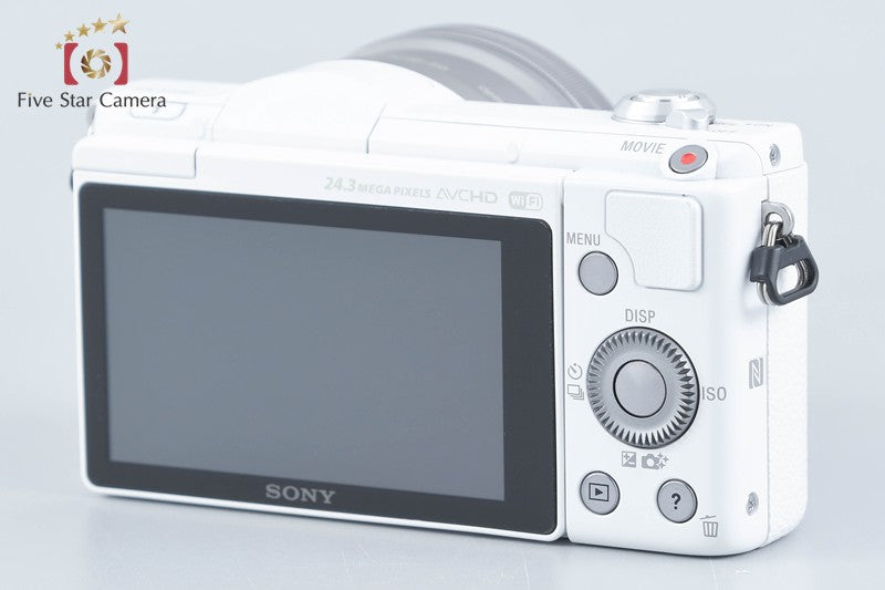Sony α5100 ILCE-5100 White 24.3 MP 16-50 55-210 Lenses [Multiple Languages]