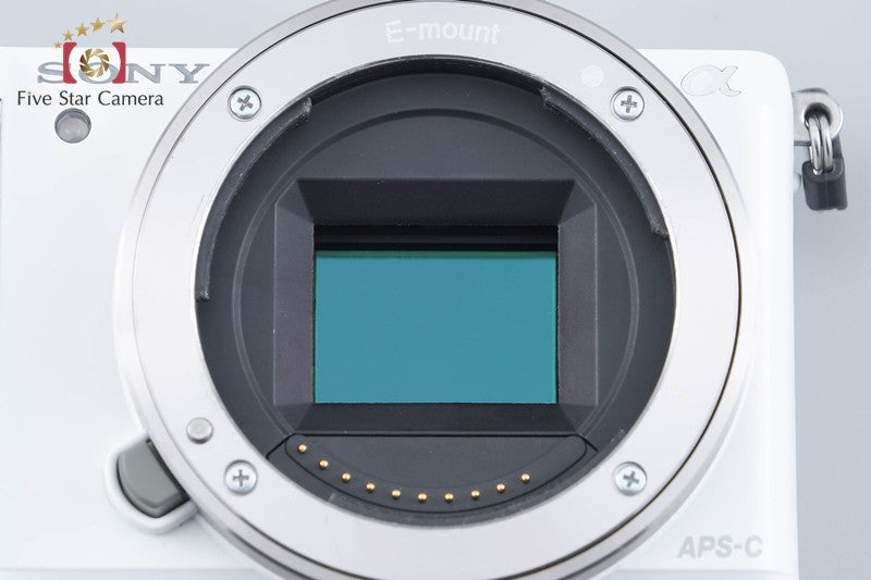 Sony α5100 ILCE-5100 White 24.3 MP 16-50 55-210 Lenses [Multiple Languages]