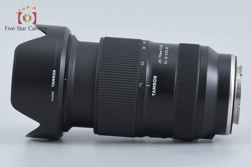 Tamron A063 28-75mm f/2.8 Di III VXD G2 for Sony E Mount