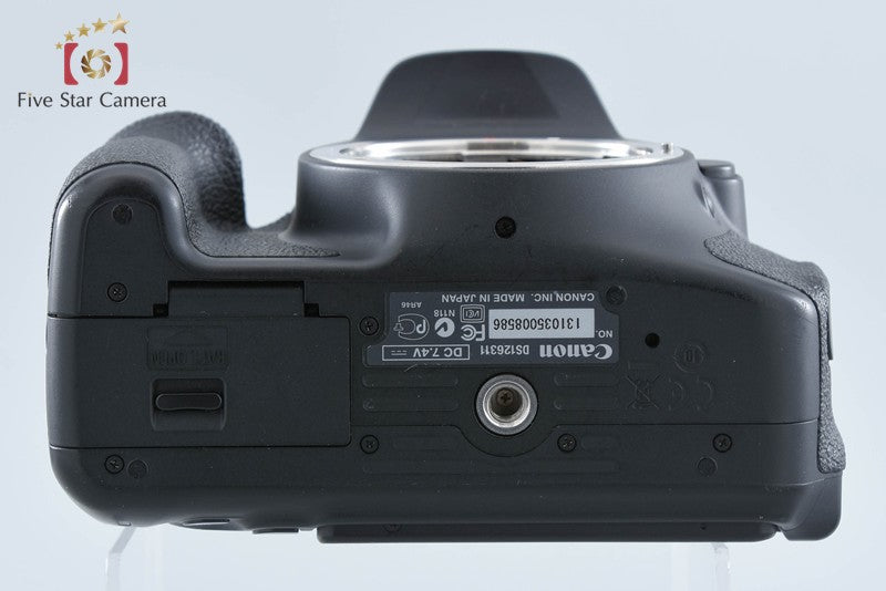 "Count 5,208" Canon EOS Kiss X5 / Rebel T3i / 600D 18.0 MP DSLR Camera Body