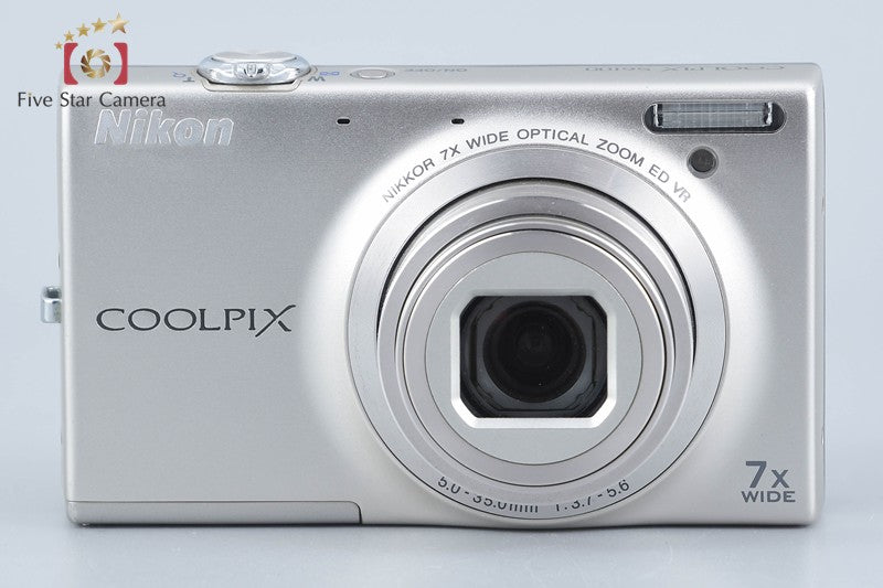 Nikon COOLPIX S6100 Champagne Silver 16.0 MP Digital Camera w/ Box from Japan