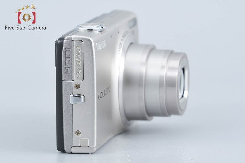 Nikon COOLPIX S6100 Champagne Silver 16.0 MP Digital Camera w/ Box from Japan