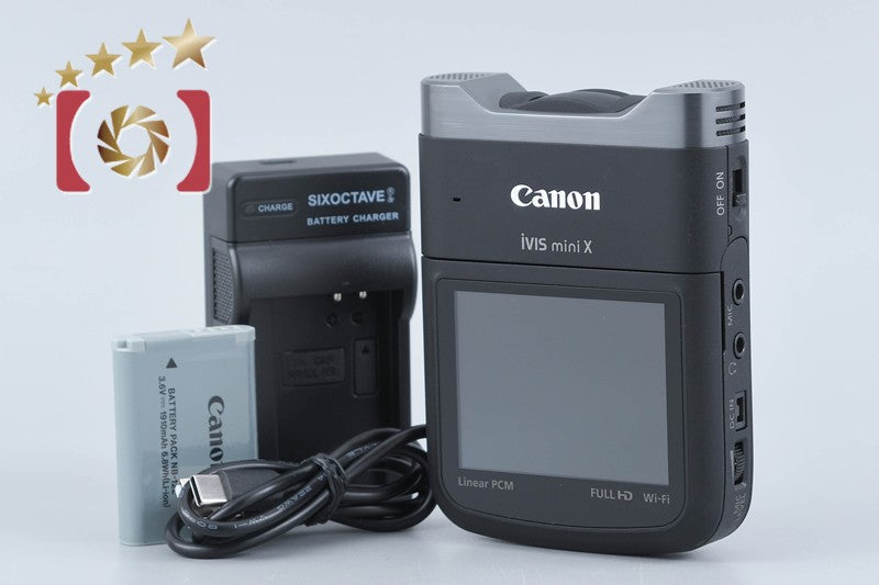 Canon iVIS mini X Black Full HD Digital Camcorder from Japan