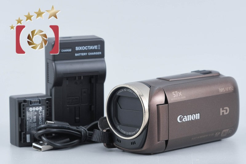 Canon iVIS HF R52 Brown Full HD Digital Camcorder from Japan