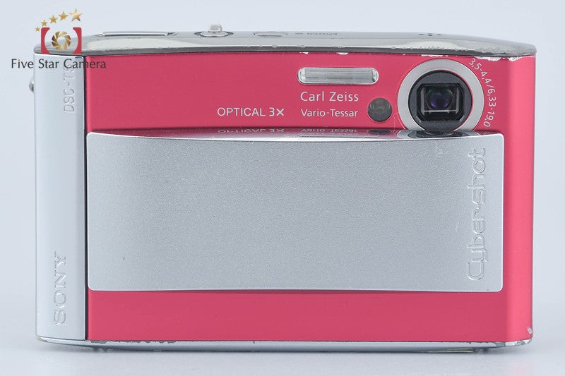 Sony Cyber-Shot DSC-T5 Red 5.1 MP Digital Camera [Japanese Language Only]