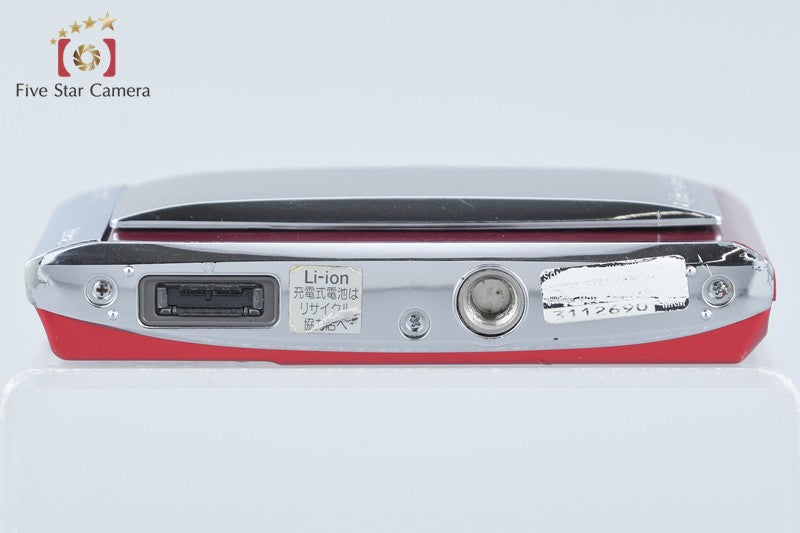 Sony Cyber-Shot DSC-T5 Red 5.1 MP Digital Camera [Japanese Language Only]