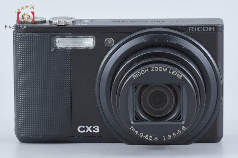 フィルムカメラ RICOH Shutter count 380 Ricoh CX3 Black 10.0 MP Digital Camera from Japan