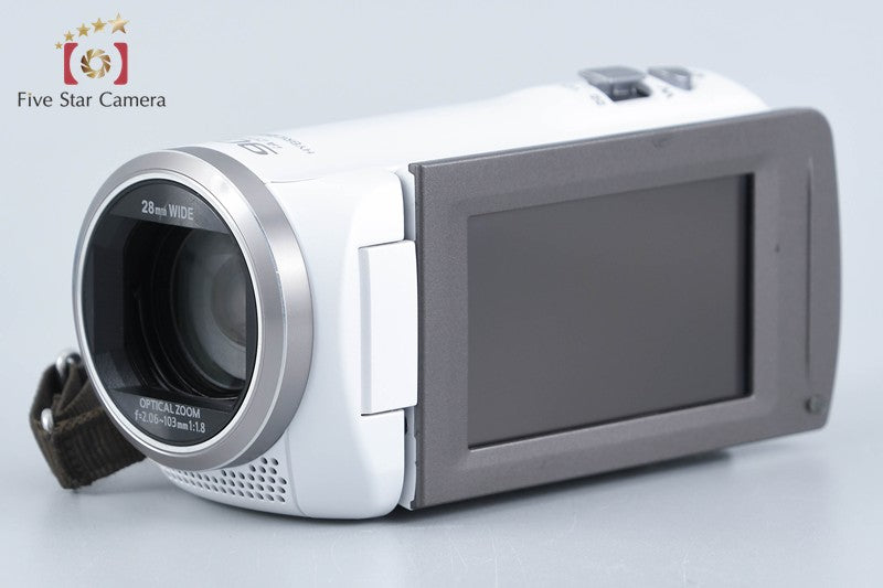Panasonic HC-V360M 16GB 90x Zoom 2.2 MP White Digital HD Camcorder from Japan
