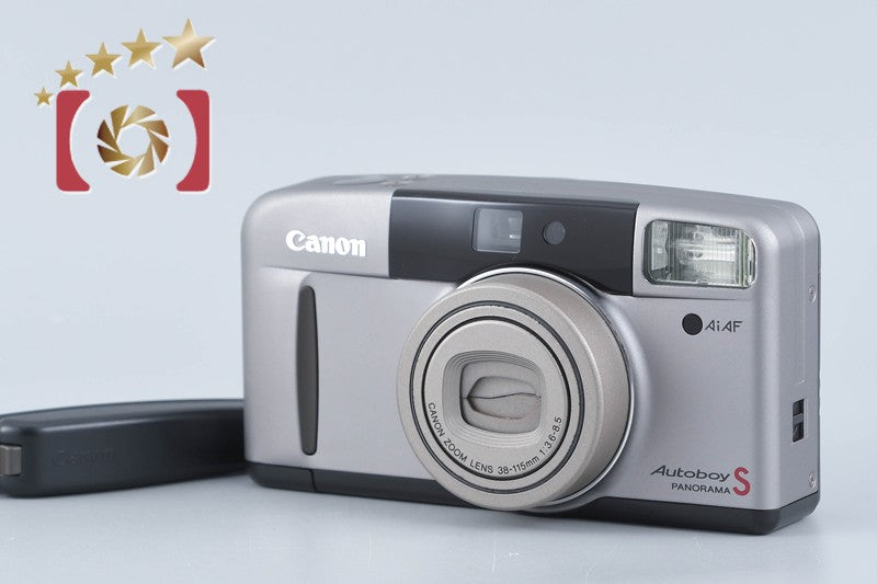Canon Autoboy S PANORAMA Greige Titanium 35mm Point & Shoot Film Camera