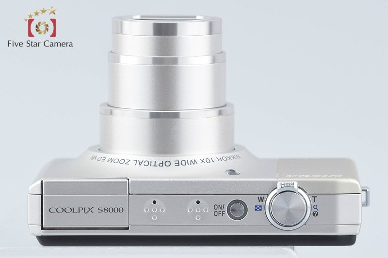 Nikon COOLPIX S8000 Champagne Silver 14.2 MP Digital Camera from Japan