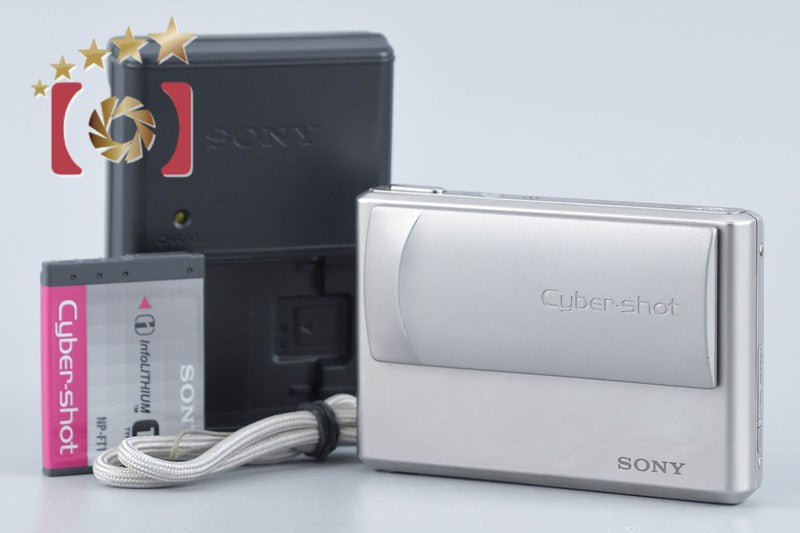Sony Cyber-Shot DSC-T1 Silver 5.0 MP Digital Camera from Japan