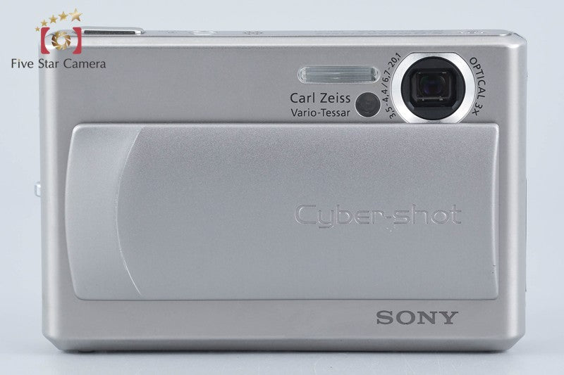 Sony Cyber-Shot DSC-T1 Silver 5.0 MP Digital Camera from Japan