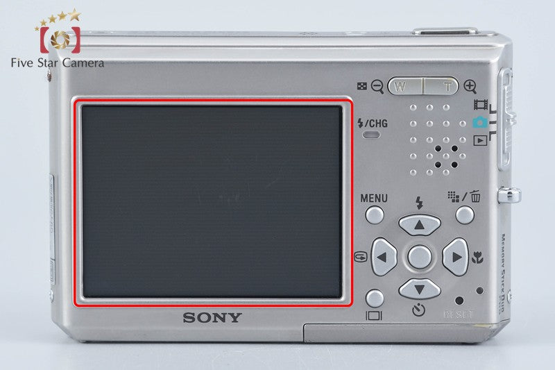 Sony Cyber-Shot DSC-T1 Silver 5.0 MP Digital Camera from Japan