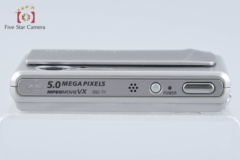 Sony Cyber-Shot DSC-T1 Silver 5.0 MP Digital Camera from Japan