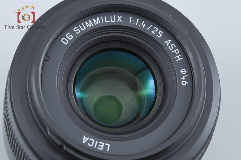 Panasonic LUMIX LEICA DG SUMMILUX 25mm f/1.4 II ASPH. H-XA025