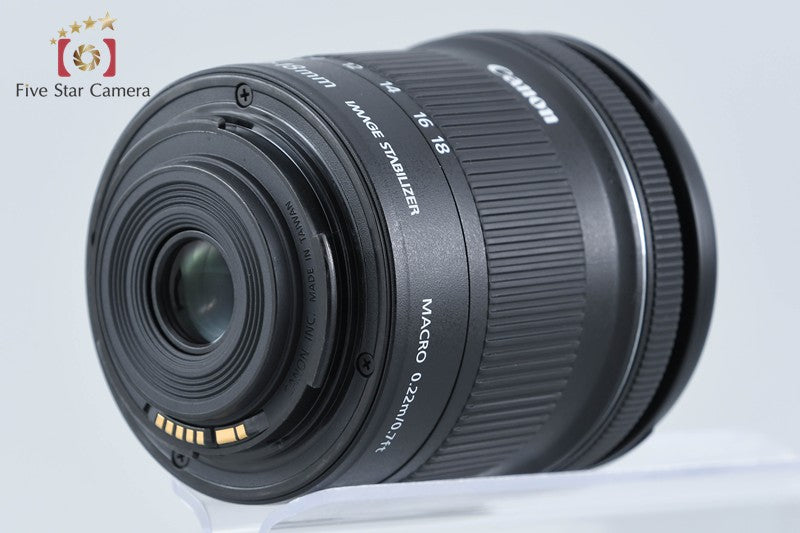 Canon EF-S 10-18mm f/4.5-5.6 IS STM from Japan