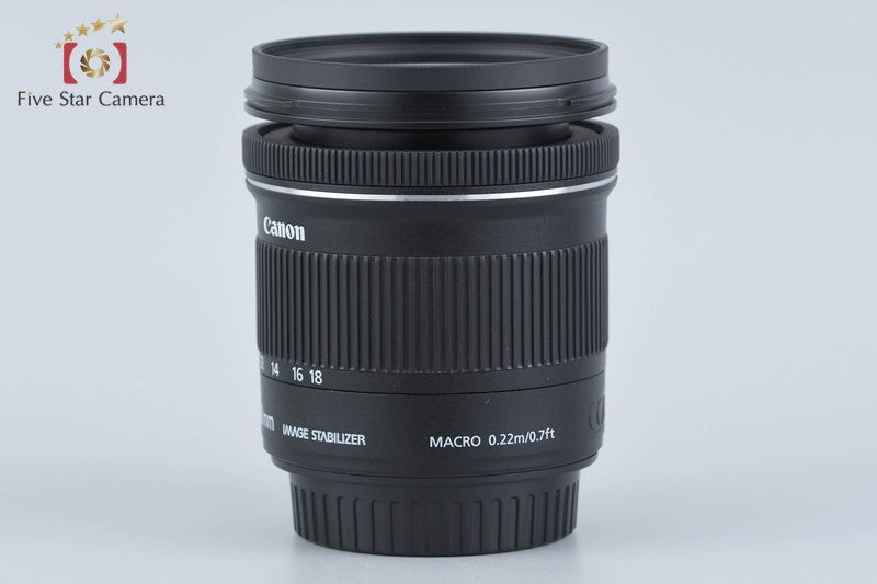 Canon EF-S 10-18mm f/4.5-5.6 IS STM from Japan
