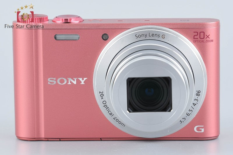 Sony Cyber-Shot DSC-WX350 Pink 18.2 MP Digital Camera [Multiple Languages]