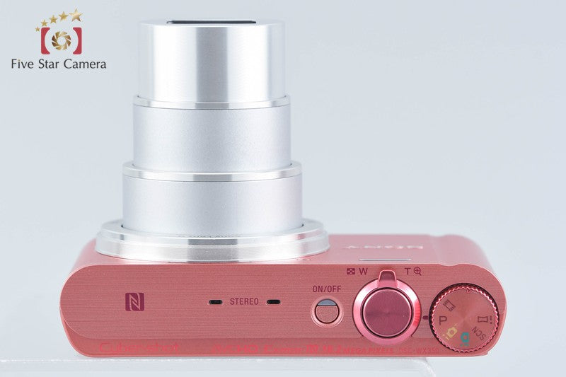 Sony Cyber-Shot DSC-WX350 Pink 18.2 MP Digital Camera [Multiple Languages]