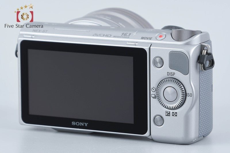 Sony Alpha α NEX-5T Silver 16.1MP Digital Camera 16-50 Lens [Multiple Languages]