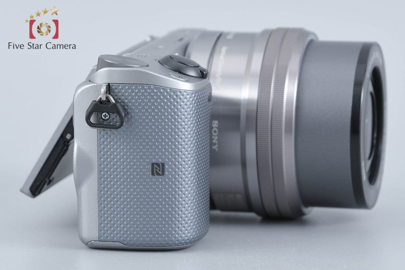 Sony Alpha α NEX-5T Silver 16.1MP Digital Camera 16-50 Lens [Multiple Languages]