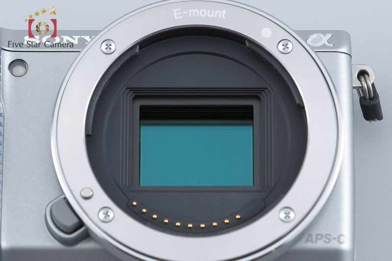 Sony Alpha α NEX-5T Silver 16.1MP Digital Camera 16-50 Lens [Multiple Languages]