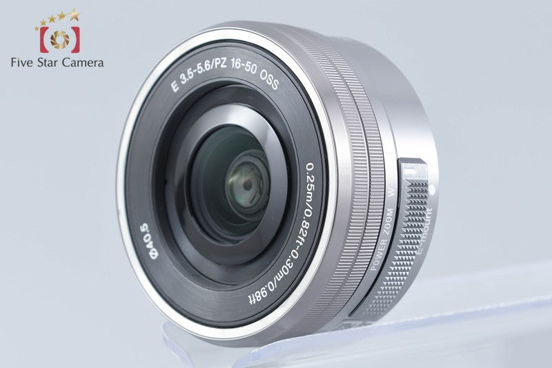 Sony Alpha α NEX-5T Silver 16.1MP Digital Camera 16-50 Lens [Multiple Languages]