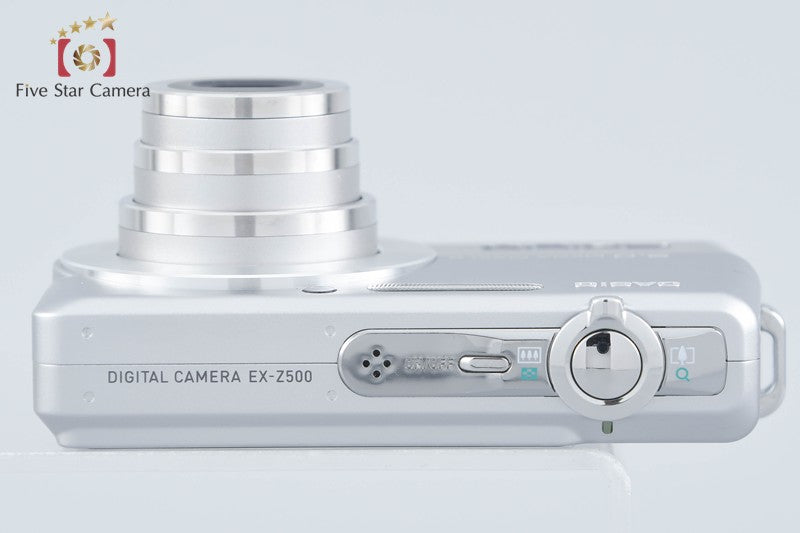 Casio EXILIM ZOOM EX-Z500 Silver 5.0 MP Digital Camera from Japan