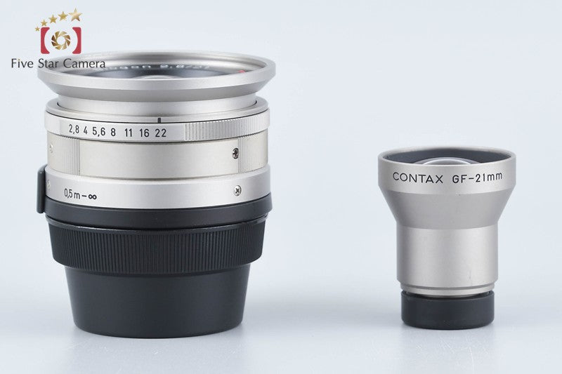 CONTAX Carl Zeiss Biogon 21mm f/2.8 T* + GF-21 Viewfinder
