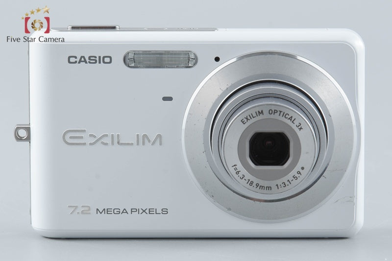 CASIO EXILIM EX-Z77 White 7.2 MP Digital Camera from Japan